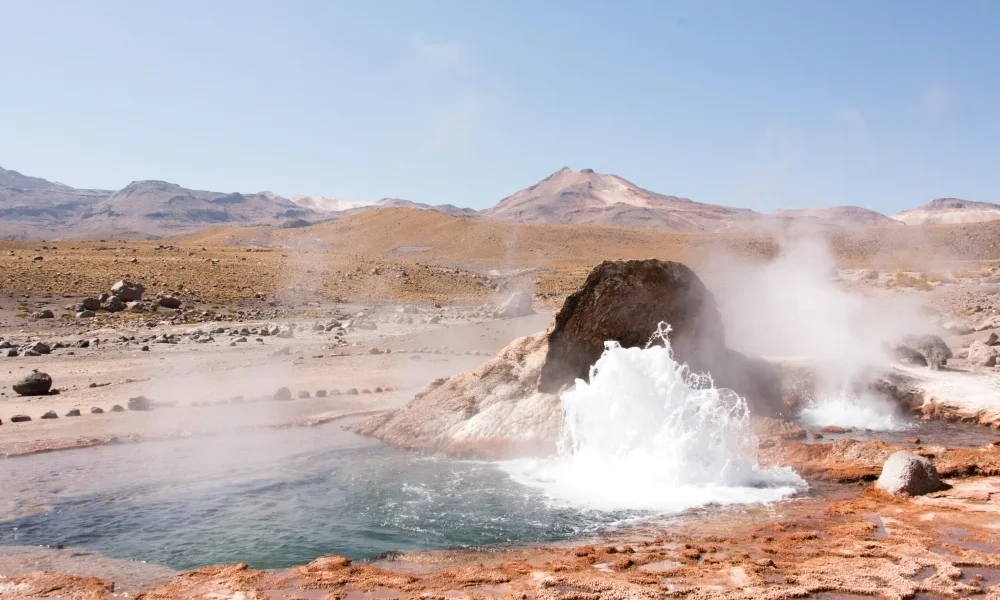 Golden Dawn at the Tatio Geysers