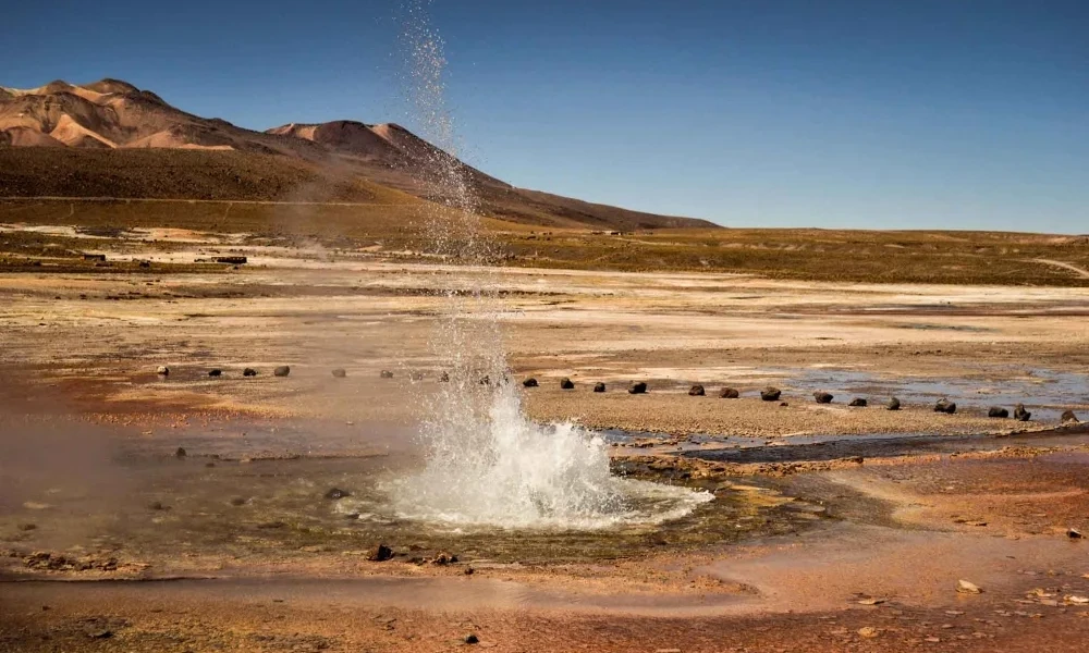 Golden Dawn at the Tatio Geysers