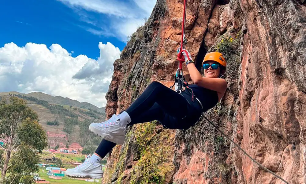 Skybike + Rock Climbing + Rappelling in Cachimayo | Extreme Adventure near Cusco