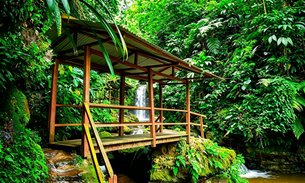 Excursion to the Ahuashiyacu Waterfall in the Conservation Area